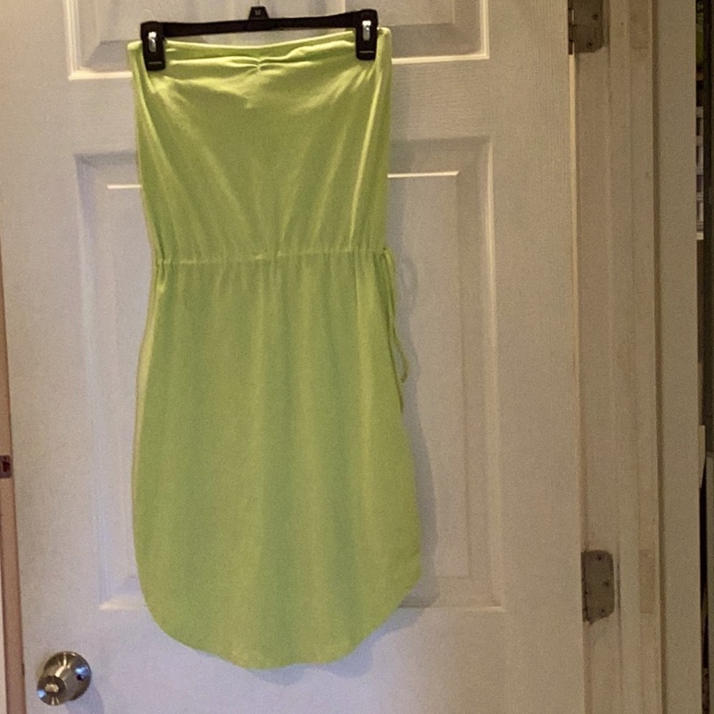 Lime Green Cover Up Dress NWOT